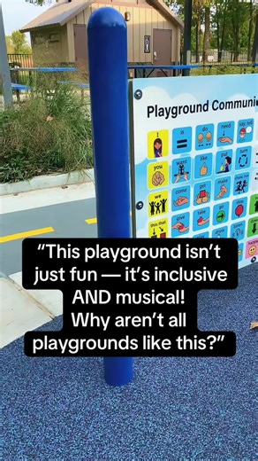 This is what every playground should have. An AAC core communication board so nonverbal and speech-delayed kids can connect, and outdoor musical instruments so every child can express themselves creatively. Inclusive play is not optional — it’s essential. Let’s build spaces where every child can feel seen, heard, and included. 💬🎶💛 #InclusivePlayground #AAC #AccessibilityMatters #MusicalPlayground #EveryChildDeservesToPlay