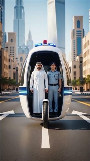 Dubai Police Monowheel Patrol