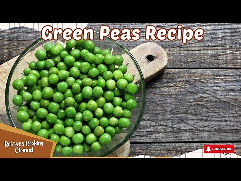 Speedy Green Peas with Mint: Bettye Burnett's Kitchen Secrets | How to cook quick and easy Peas