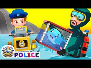 ChuChu TV police saving the dolphins - underwater episode - Fun Stories for Children - Videos For Kids