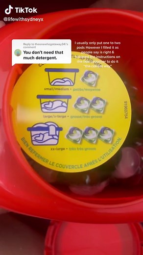 How to correctly put a Tide Pod in for maximum effectiveness