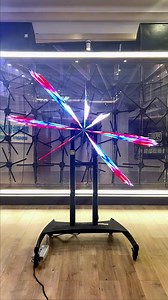 4K views · 56 reactions | Big led hologram fan effect: Email:totemopto@gmail.com Web:www.cn-totem.com/product-catagory/led-3d-fan/ | Pro Stage Equipment Export | Facebook