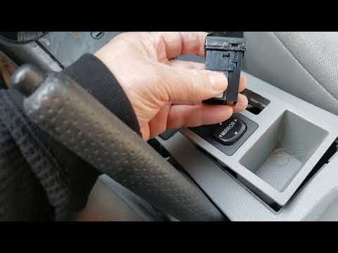 Toyota Rav4 Aux Usb Port or Mirror switch Replacement Change 2012 and Others Similar