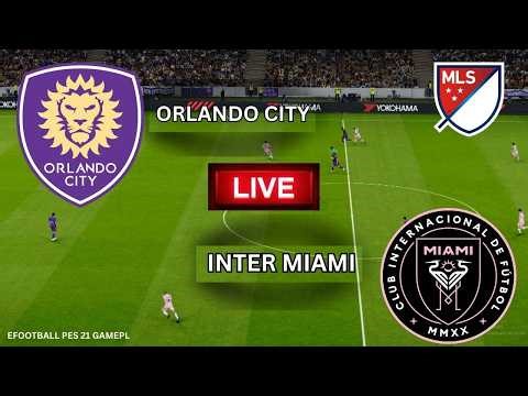 🔴 LIVE: Inter Miami vs Orlando City Major League Soccer 2026 | eFootball PES 2021 Full Match Simulat