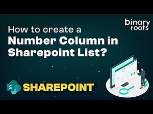 How To Create A Number Column In SharePoint List | Microsoft SharePoint List Column Types