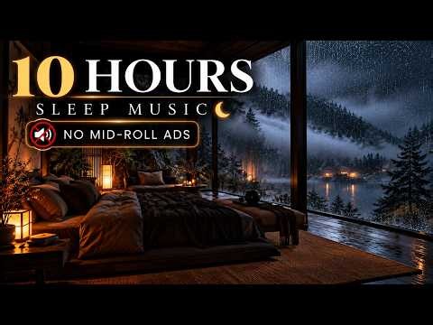No Mid-Roll Ads | Rain Sounds for Sleeping 🌧️ Rain on Window | 10 Hours | No Music
