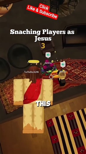 snatching players as jesusu, roblox game🤣🤣 #roblox #robloxedit #memes