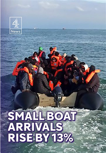 UK Asylum Seekers and Small Boat Arrivals Rise