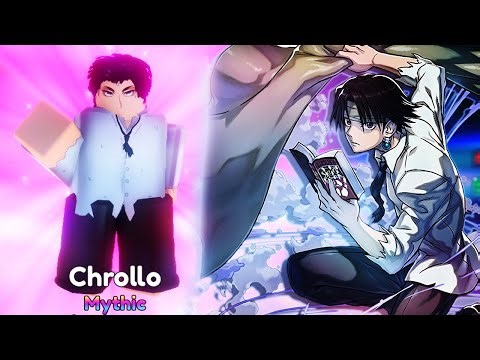Chrollo Lucilfer Showcase in Anime Realms Roblox