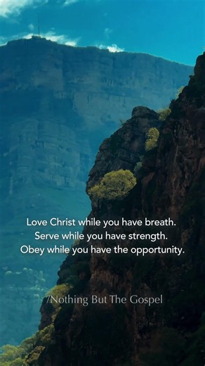 Love Christ While You Have Breath | A Powerful Christian Call to Live for God's Glory | #nbtgshorts