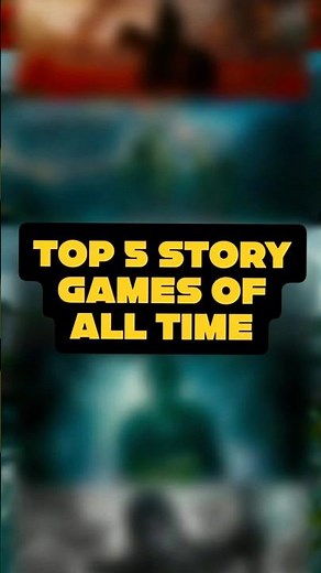 TOP 5 STORY DRIVEN GAMES OF ALL TIME. Comment your favourite!! #gaming