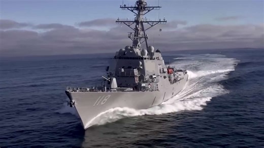 Anti-ship missiles target guided-missile destroyer