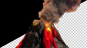 Volcano Eruption - Stock Motion Graphics | Motion Array
