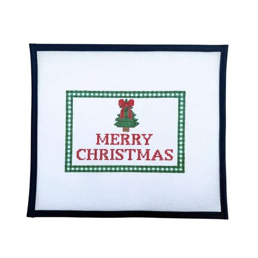Hand Painted Needlepoint Canvas - Merry Christmas - Etsy
