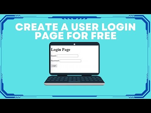 How To Set Up A Login Page And User Accounts For Your Website