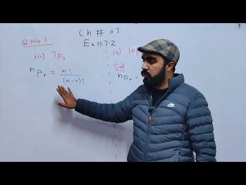 Permutation & Combination | Exercise 7.2 (Q#1–3) | Chapter 7 | 1st Year Mathematics