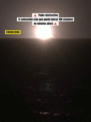 Poder destructivo: El submarino ruso que puede borrar 160 ciudades en minutos ahora#Rusia #Militar #Nuclear #Bulava #Poder #Geopolitica #Cronozona
