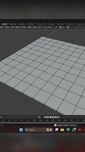 Model Stone Tile Floor in Blender (Easy & Fast Method) #blender3d #3danimation