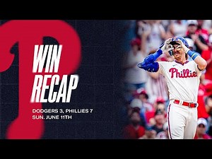 Dodgers vs. Phillies Game Highlights (6/11/23) | MLB Highlights