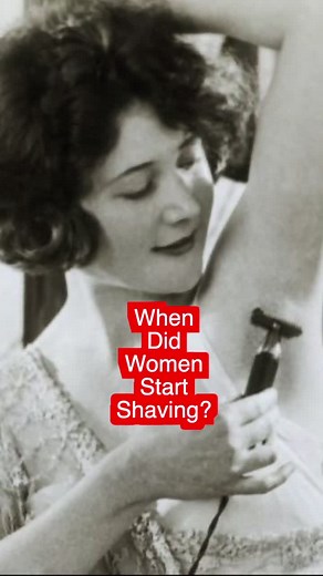 When did women start shaving? #shaving #bodyhair #shavingarmpits #hairyarmpits #shavinglegs #historyfacts #history | Deanna Falchook