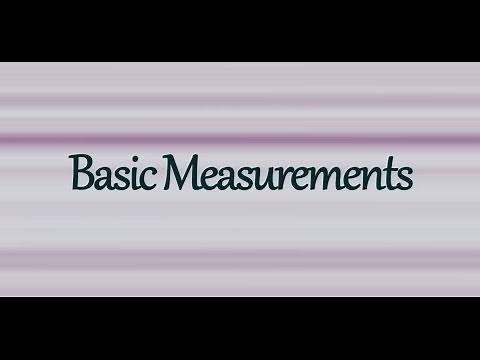 How To Take Basic Measurements Tutorial - For Sewing, Pattern Making, Dressmaking, & Clothing Design