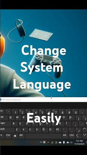 Switch System Language with a Shortcut - Fast and Simple! #windowsshortcuts #shortcutkeys #shorts