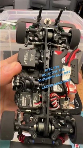 @rtrc9794 RTB With All Mods - Caster arms next. Amazing Chassis for AWD MOD #RTRC #RTB #Hobbywing