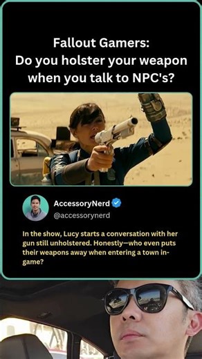 Fallout Gamers: Talking to NPCs Without Holstering Your Weapon