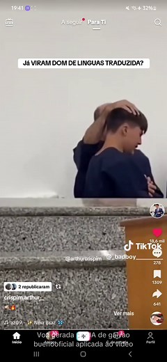 Dom de Línguas Traduzido na Igreja CCB