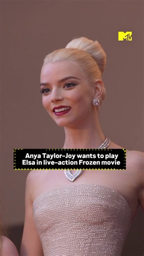 Anya Taylor-Joy playing Elsa in Frozen would quite literally be perfection 👱‍♀️☃️🧊 #anyataylorjoy #frozen #mtvceleb #elsa | MTV UK