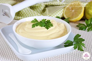 Maionese fatta in casa in 3 minuti, con frullino ad immersione.Video Ricetta