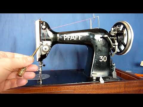 Pfaff 30 and Pfaff 130 sewing machine tensioner - disassemble and assemble