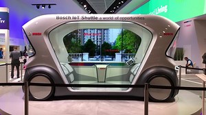 At #CES2019, our #IoT shuttle is autonomous, connected and electric. Follow us. #BoschCES | Bosch USA