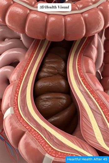 Digestive Flow Reduction in the Large Intestine | 3D Health Visual