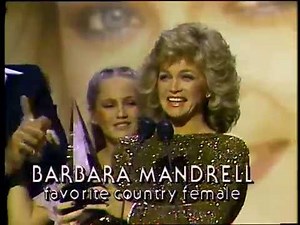 Barbara Mandrell Wins Country Female - AMA 1982