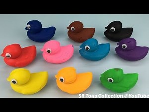 Playdough Ducks with Animal Molds Fun & Creative