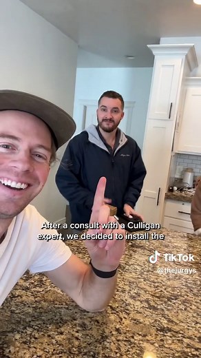 Shoutout to Gary. Thanks to @Culligan we are now set up with a reverse osmosis water filtration system! You’d be surprised what’s in your water (even well water!). Culligan will send a real, local water expert to your home (like Gary!) for a free consultation and it’s totally worth it. Hydrate confidently with delicious, filtered Culligan water. Link in bio to learn more! #CulliganWaterPartner #ReverseOsmosis