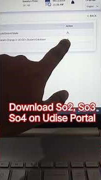 how to Download So2, So3 So4 on Udise Portal #udisepluse2025