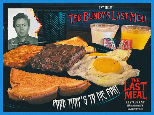 The Last Meal Restaurant, Serving Killer Meals