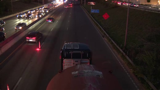 Traffic issues: Truck gets stuck under overpass