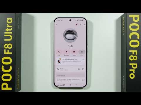 POCO F8 Pro/F8 Ultra: How to Add Contacts to Favorites