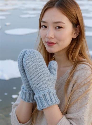 Chunky Knit Mittens Pattern – Cozy Winter Beginner-friendly Gloves (PDF Download) - Etsy UK