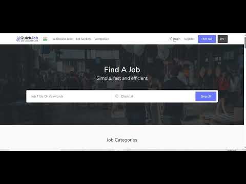 QuickJob – Multilingual Job Portal Website | Full Demo