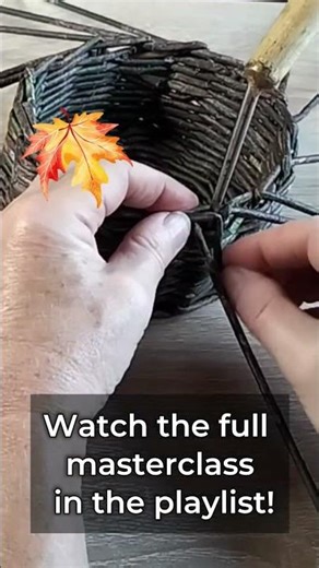 The Final Touch: An Incredibly Easy Basket Edge Finish