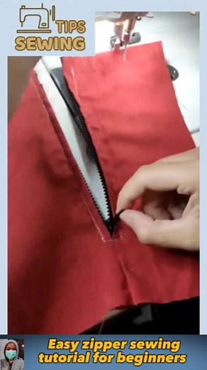 Easy zipper sewing tutorial for beginners #sewing #tailor #reels | Sewing Tips