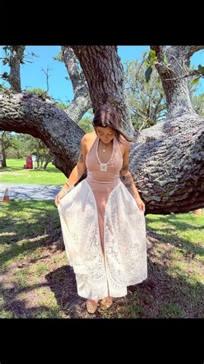 From vintage tablecloth to wedding dress✨As you wish