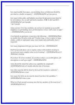 ALF Core Exam QUESTIONS AND ANSWERS WITH COMPLETE SOLUTIONS 100 CORRECT 636x882
