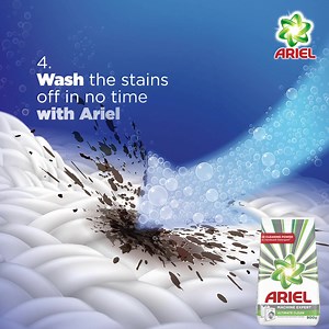 Ariel removes tough stains in a single wash, and makes washing easy for us all. Try the new ariel auto powder for an assured clean and sparkle. #trythenewariel | Ariel Nigeria