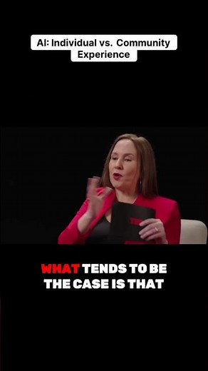 AI: Individual vs. Community Experience | TED Shorts #tedtalk #teddy