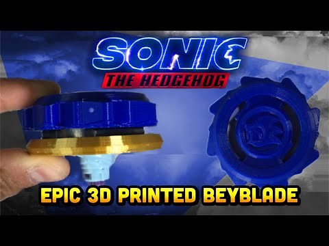*3D PRINTED* SONIC BEYBLADE!!! 5 Beyblade BATTLE ROYAL Grand Finally!!!